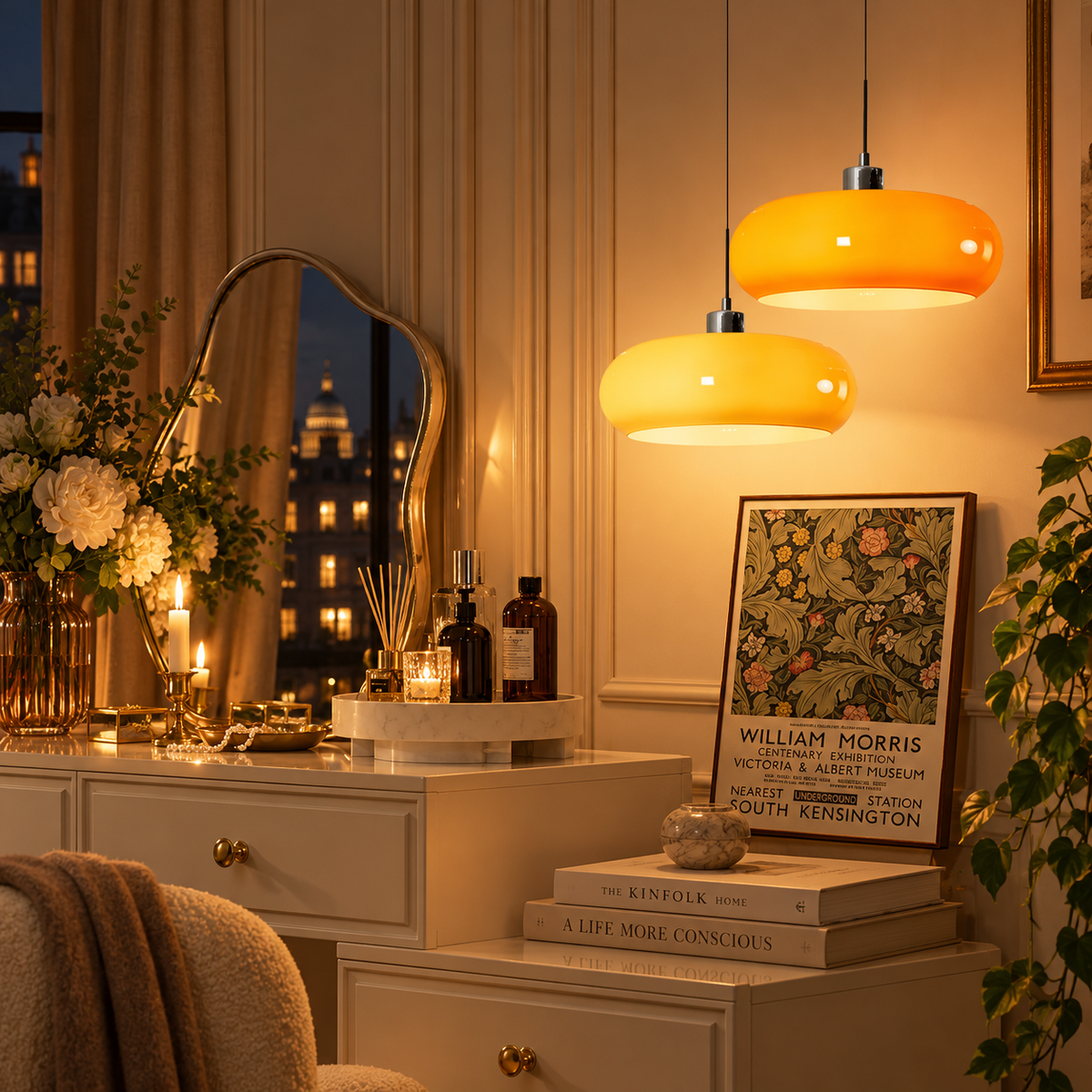 A Warm Amber Glow for Evenings