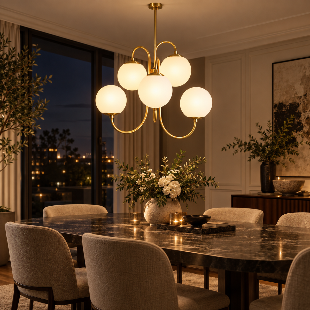 A centrepiece from every side