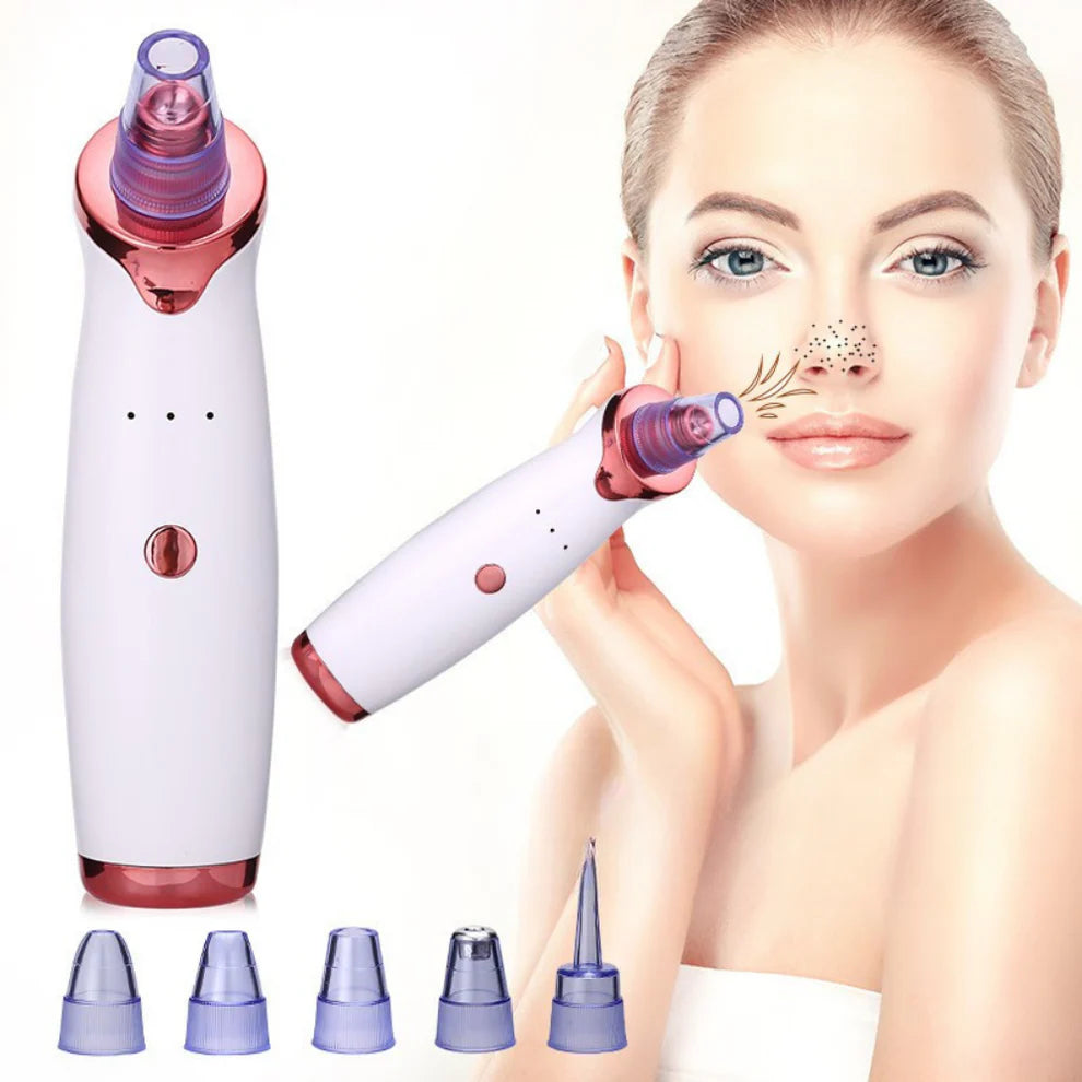 Vacuum Cleanser with 5 Suction Heads – USB Rechargeable