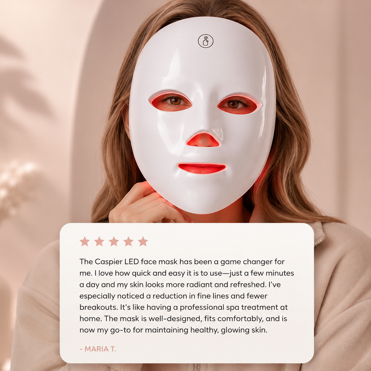 LED Face Mask with 7 Light Colors