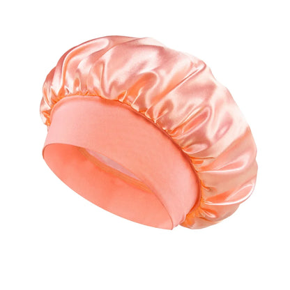Silk hair bonnet for sleeping