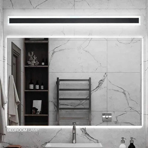 black vertical wall light