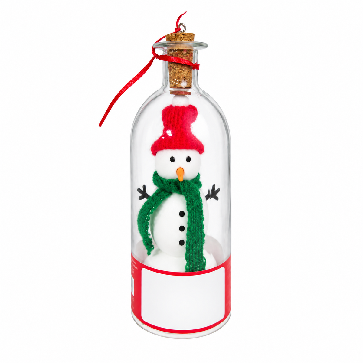 message in a bottle ornament