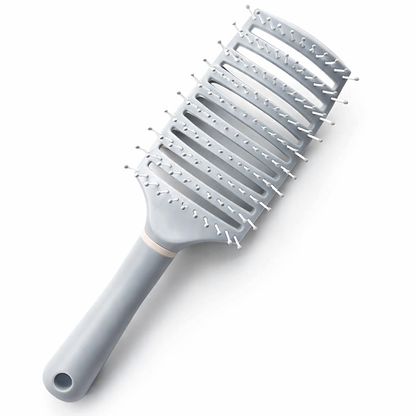 Ventilated paddle hair brush