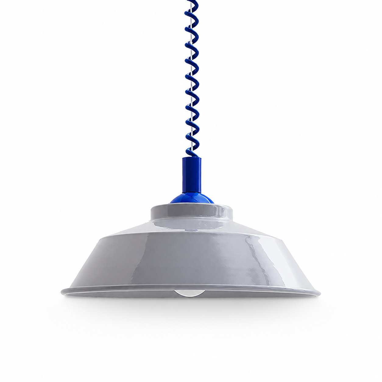 Glossy Metal Pendant Light