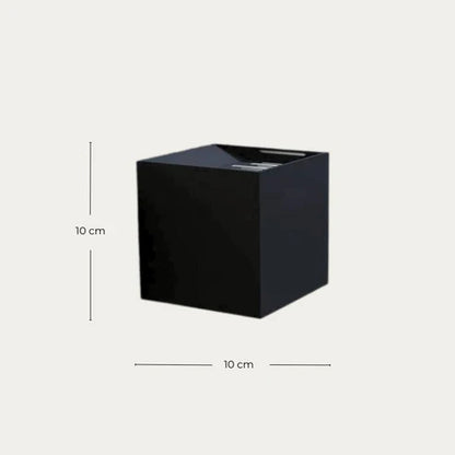 Outdoor Cube Wall Light with Up and Down Light Effect