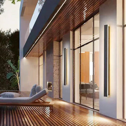 Long Outdoor Linear LED Wall Light