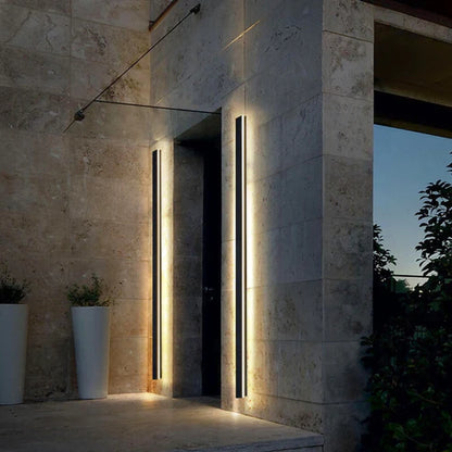 Long Outdoor Linear LED Wall Light