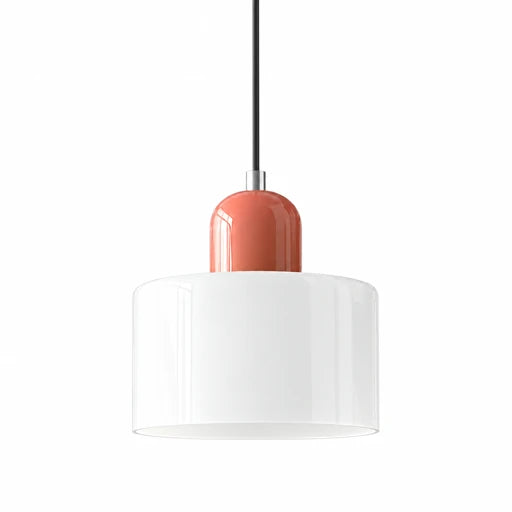 Bauhaus glass pendant light