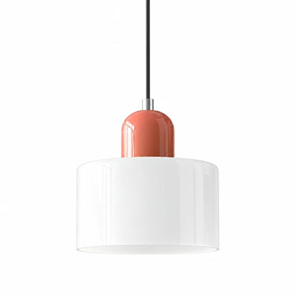 Bauhaus glass pendant light