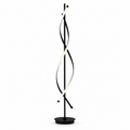 LED Floor Lamp with Curved Light Strips