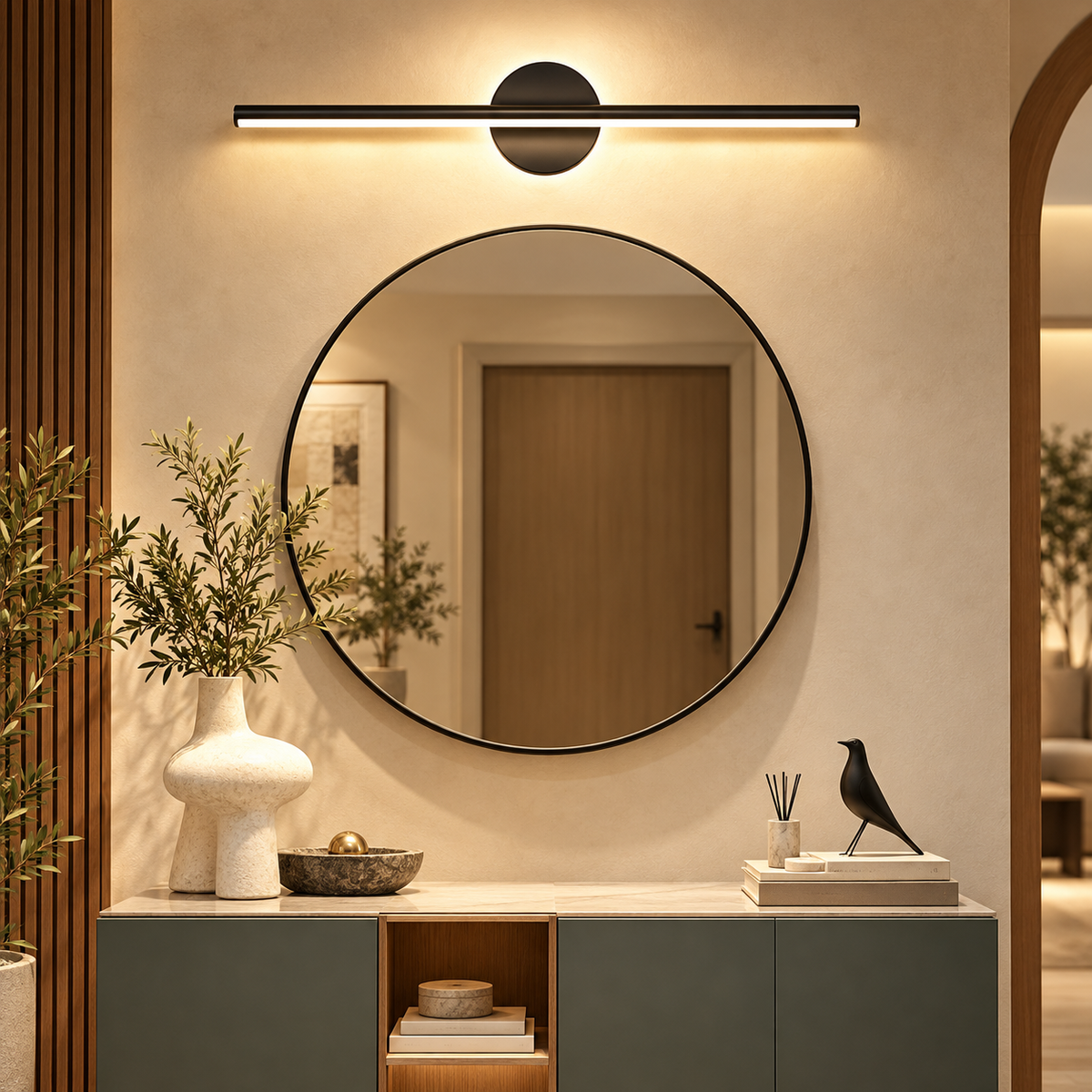 Linear LED Bathroom Mirror Light