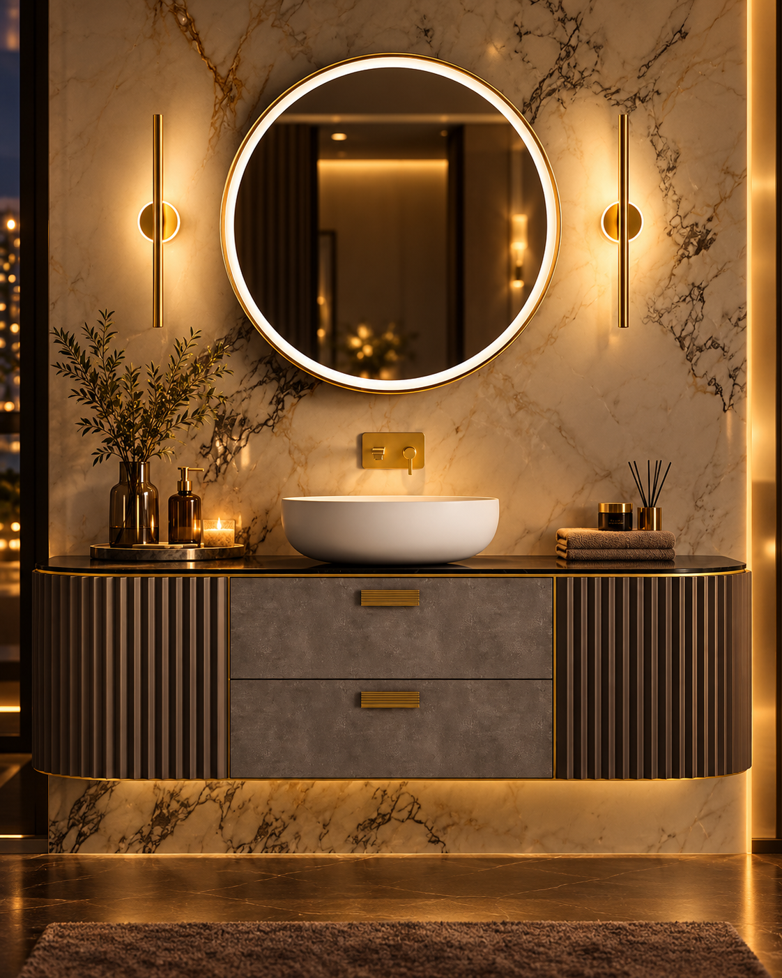 Linear LED Bathroom Mirror Light