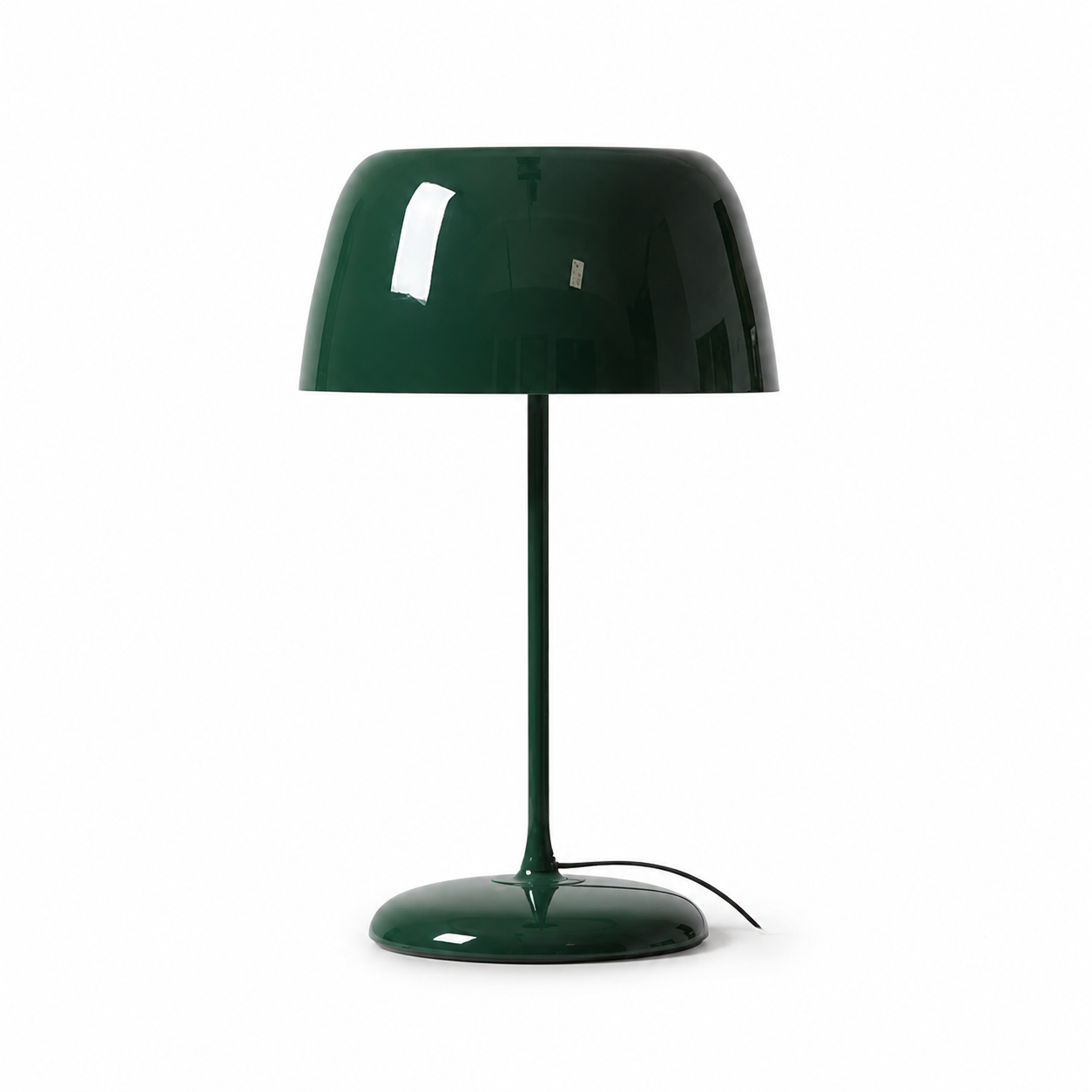 Metal Table Lamp with Dome Shade