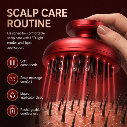 Rechargeable scalp massager