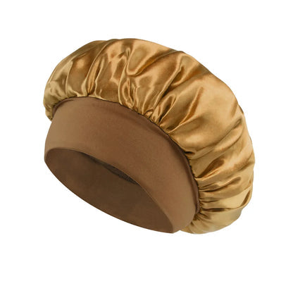 Silk hair bonnet for sleeping