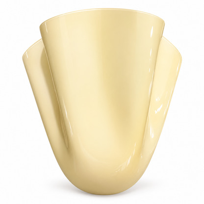 Sculpted Glass Flower Wall Sconce