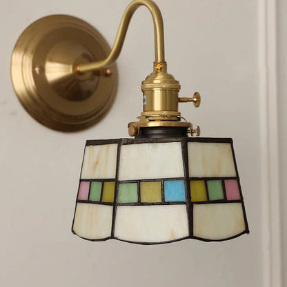 Tiffany style wall sconce
