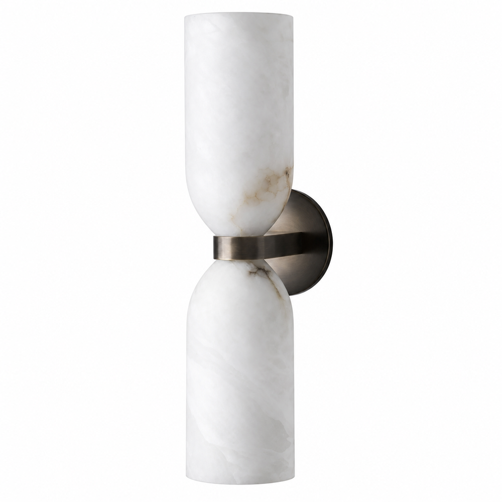 alabaster wall sconce