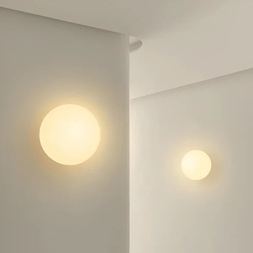 bathroom glass wall light
