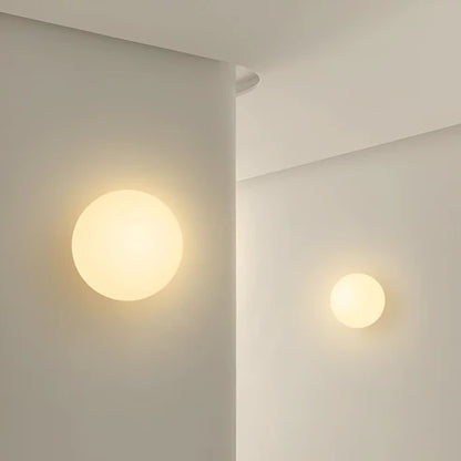 bathroom glass wall light
