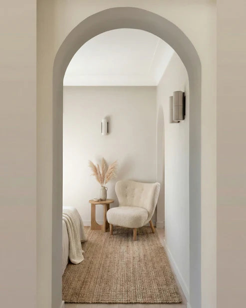 bedroom fabric wall light
