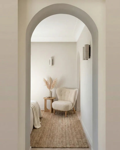 bedroom fabric wall light
