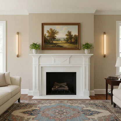 bedroom glass wall light
