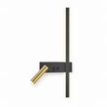 Bedroom Wall Light with LED Bar and Reading Spotlight
