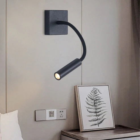 black bedside reading lamp
