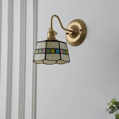 curved arm wall sconce
