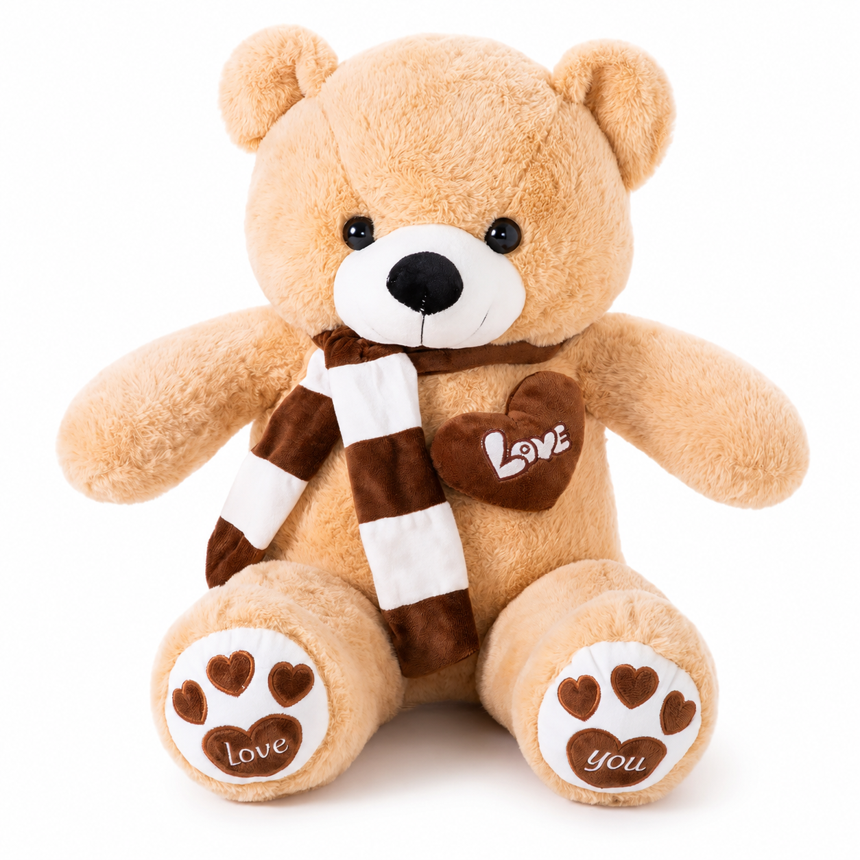 cute plush bear for bedroom decor