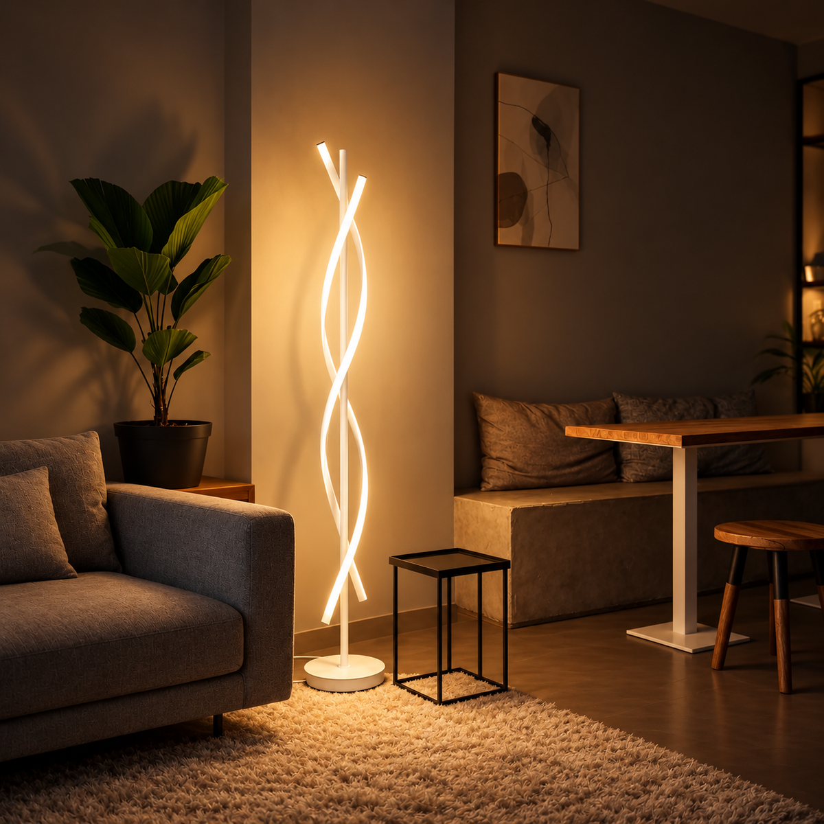 Light with a shape of its own