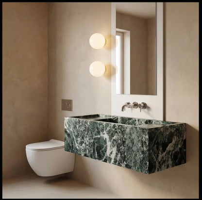 Round Glass Globe LED Wall Sconce