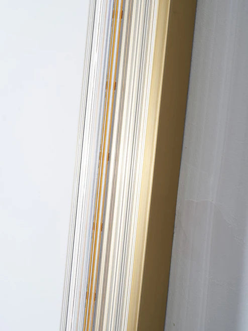 fluted glass wall light
