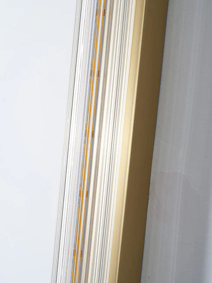 fluted glass wall light
