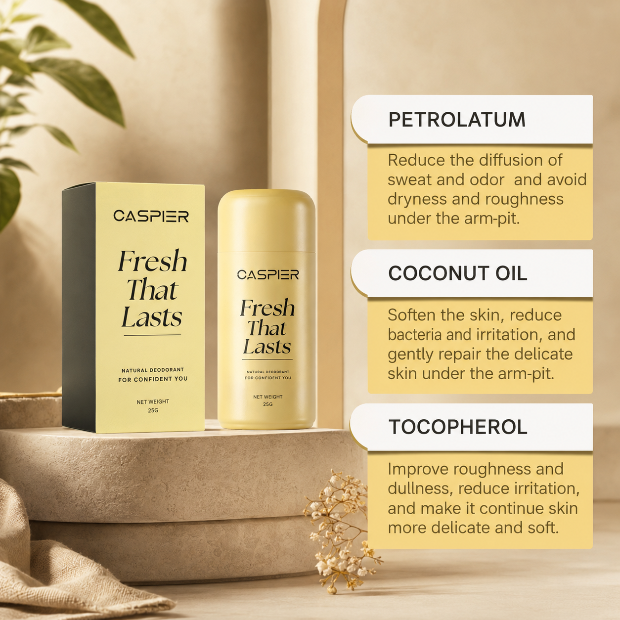 fresh scented deodorant stick