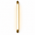 Fluted Glass Tube LED Wall Light