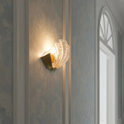 glass wall sconce light
