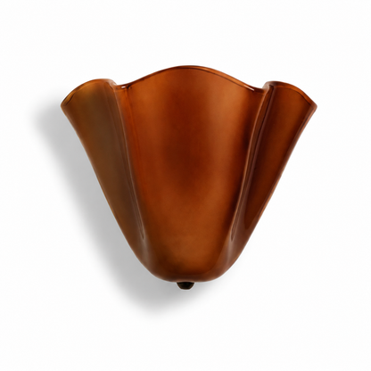 hallway glass wall sconce

