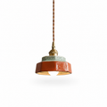 Hand Painted Ceramic Pendant Light
