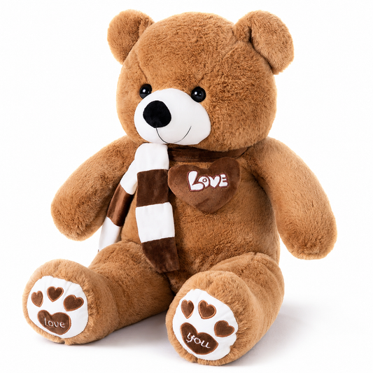 large teddy bear with heart