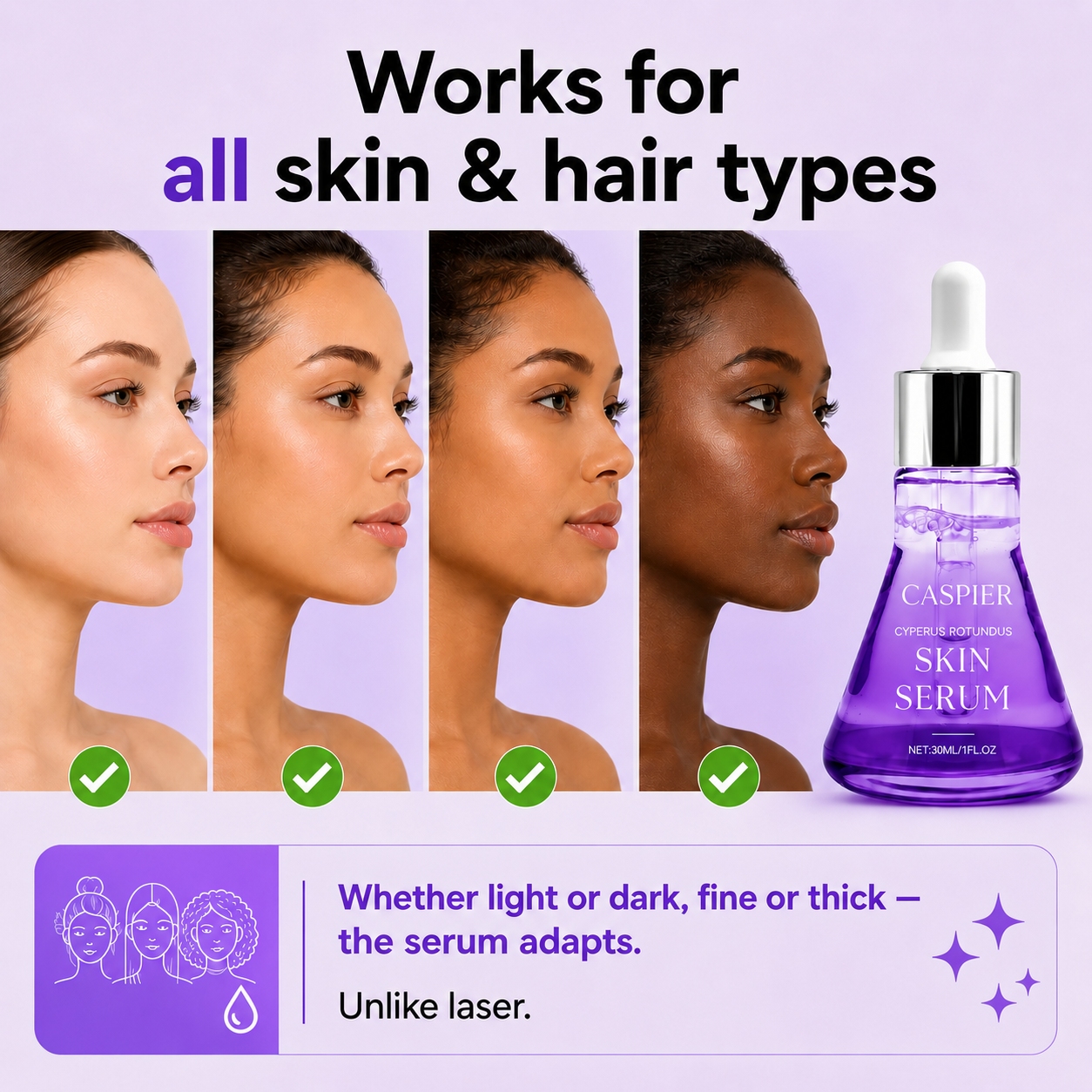 lightweight body care serum