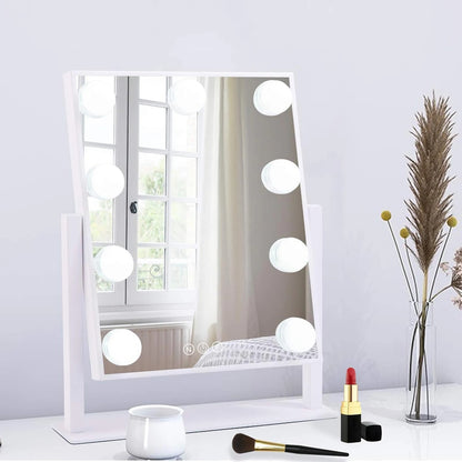 Hollywood LED makeup mirror