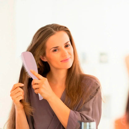 Ventilated paddle hair brush