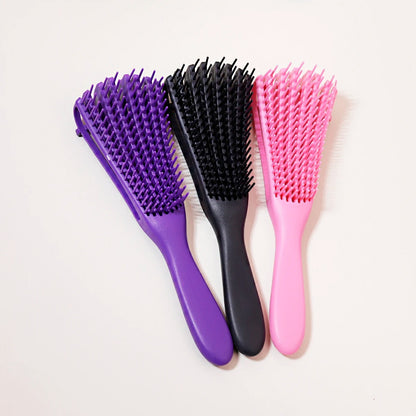 Slim paddle hair brush