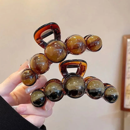 Decorative hair claw clip