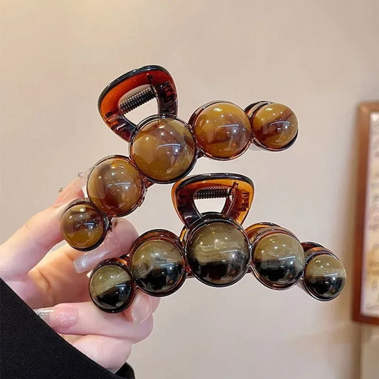 Decorative hair claw clip
