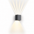 Outdoor Cube Wall Light with Up and Down Light Effect