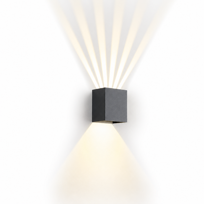 outdoor cube wall light
